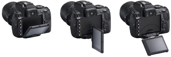 Nikon D5000 : Vari-angle LCD