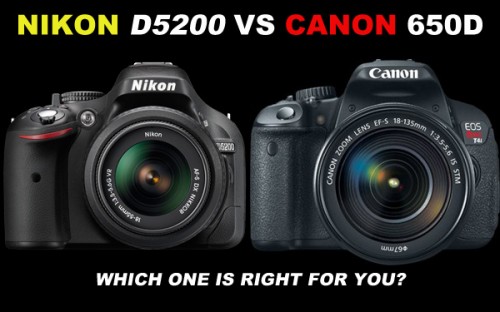 Perbandingan fitur Canon 650D dan Nikon D5200, manakah yang terbaik di kelas DSLR pemula?
